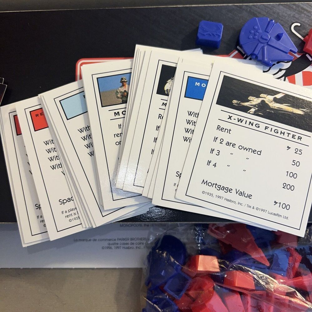 MONOPOLY STAR WARS‎ CLASSIC TRILOGY EDITION - 1997- 100% COMPLETE - GOOD COND - Picture 6 of 12